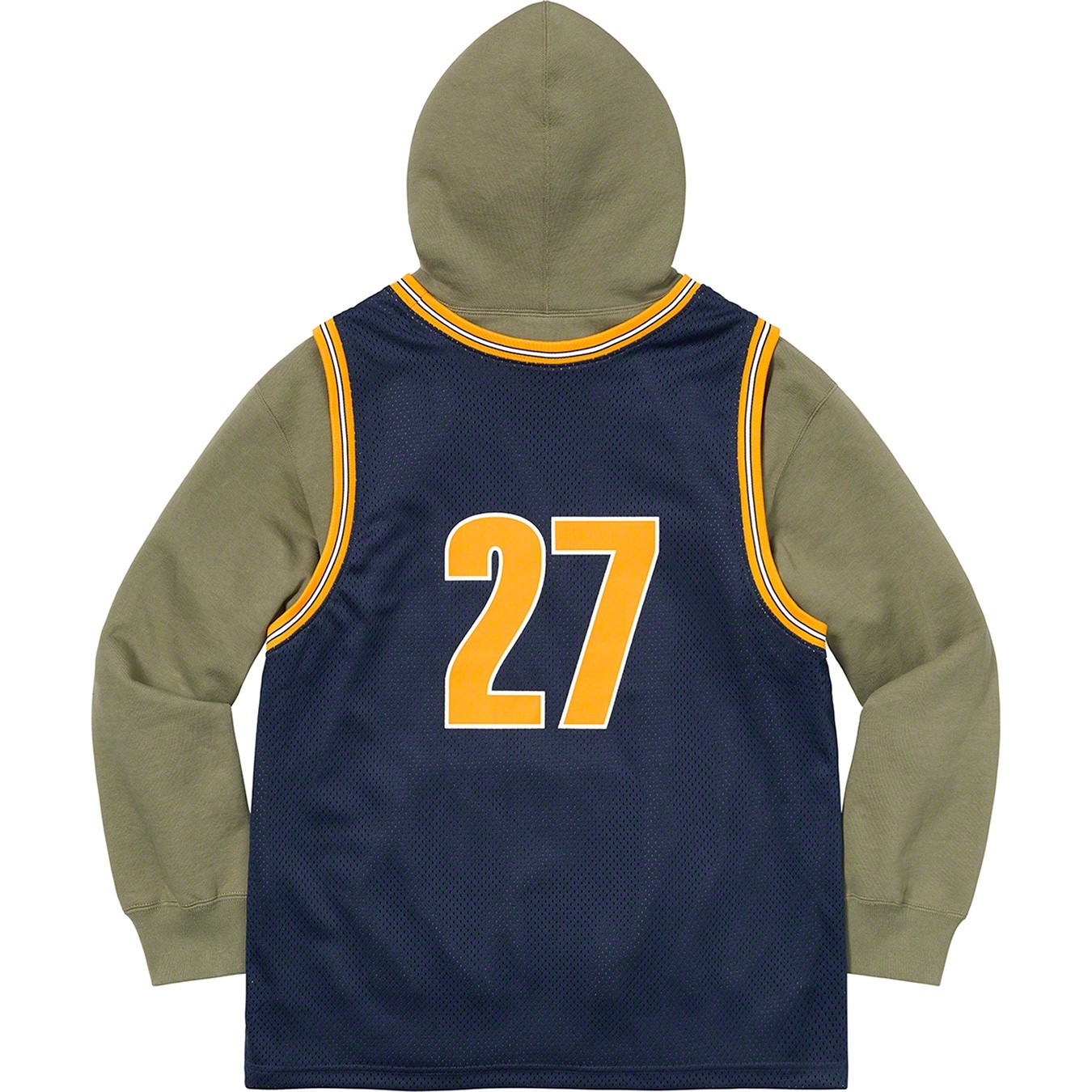 Basketball Jersey Hooded Sweatshirt view 6